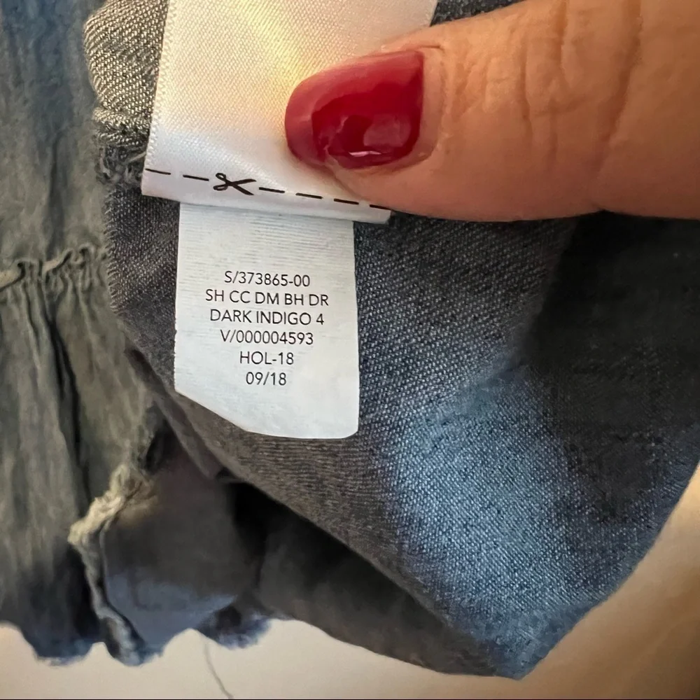 Gap Denim Chambray‎ Tunic Top